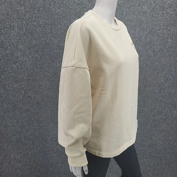 Puma Womens Sweatshirt XX-Large Size Off White Everyday Modern Pullover Top - Picture 5 of 11